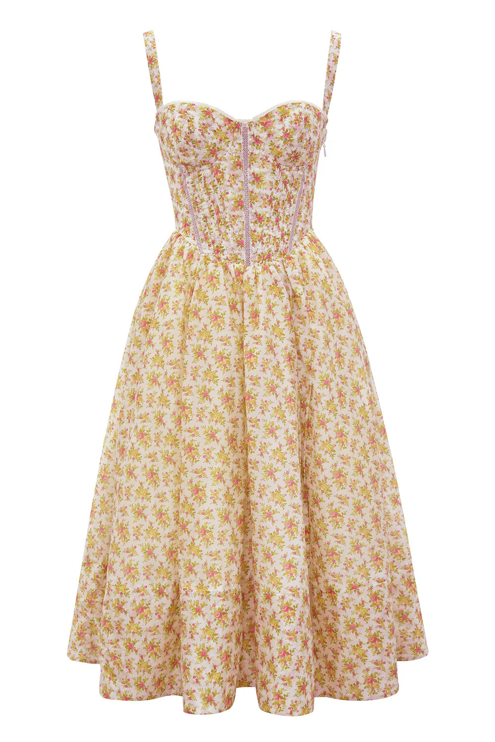 Vestido Midi Floral Nuoro