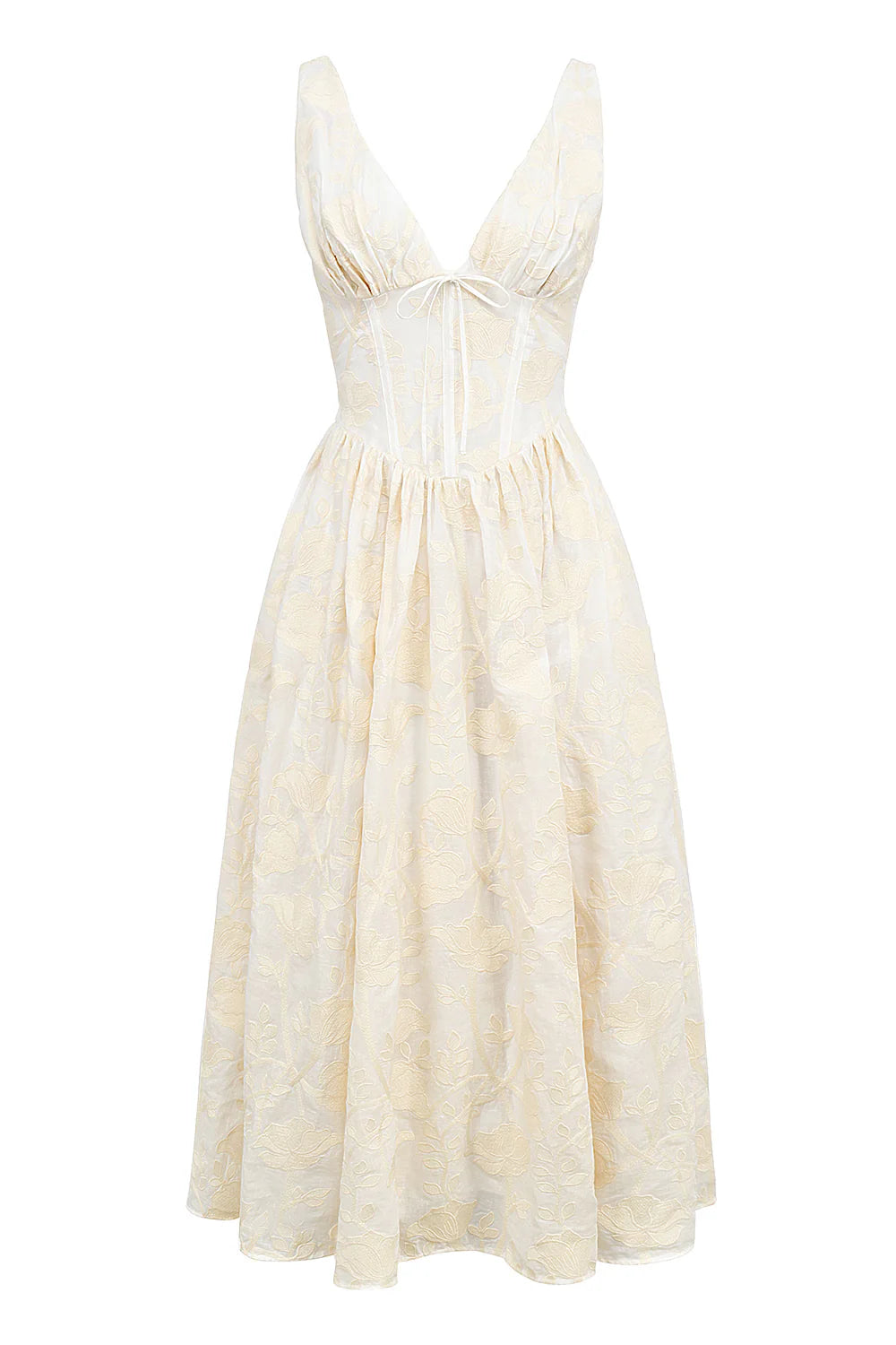 Vestido Midi Branco Marano