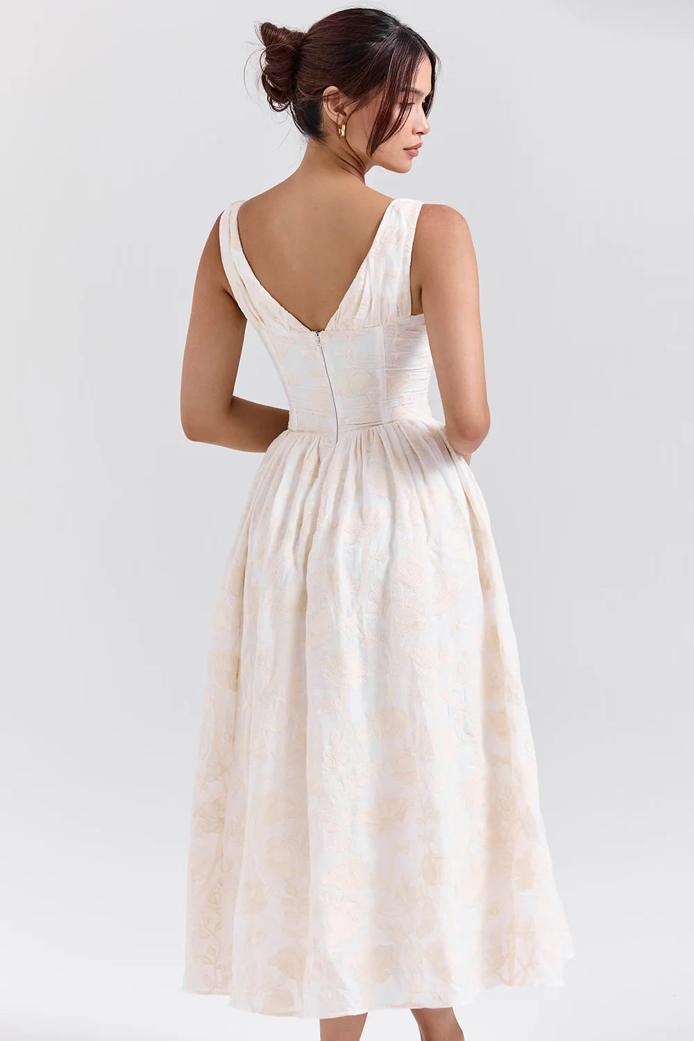 Vestido Midi Branco Marano